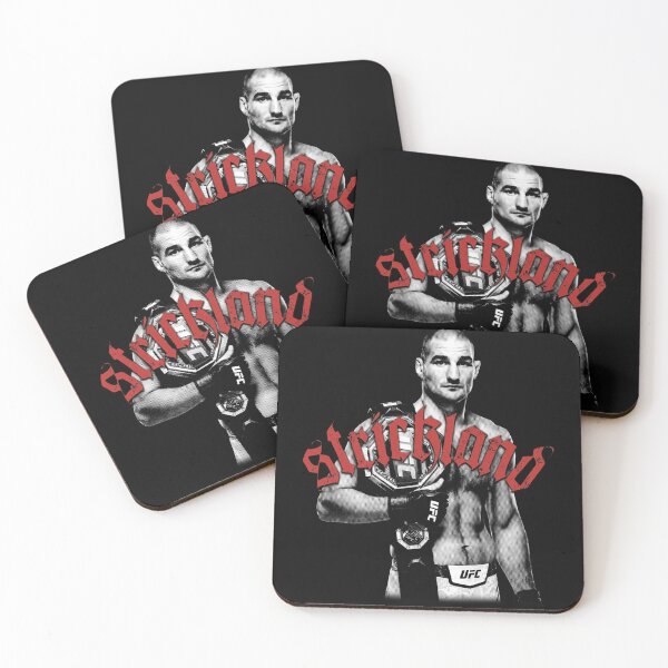 Item preview, Sean-Strickland UFC Red Gothic Text Graphic designed and sold by GerdaGusikow.