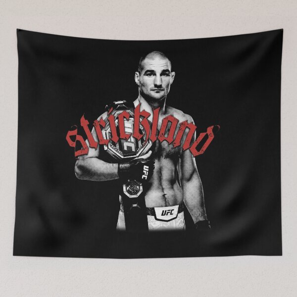 Item preview, Sean-Strickland UFC Red Gothic Text Graphic designed and sold by GerdaGusikow.