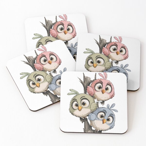 Item preview, Cute Whimsical Birds on a Tree Branch designed and sold by DKSH1234.