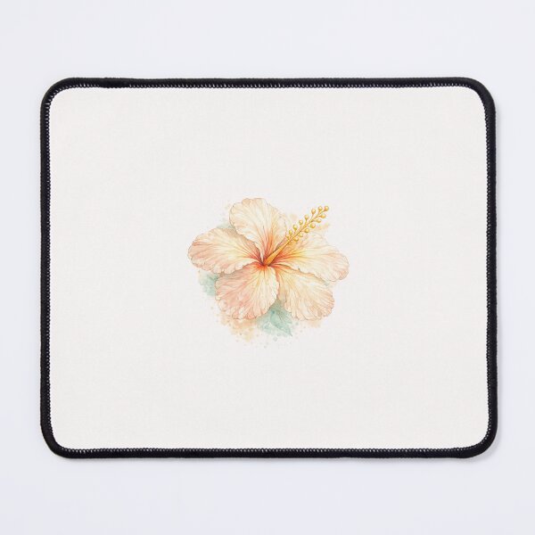 Item preview, Single Coastal Bloom Hibiscus | Watercolor Tropical Floral Art | Botanical Flower Illustration designed and sold by Nolmo.
