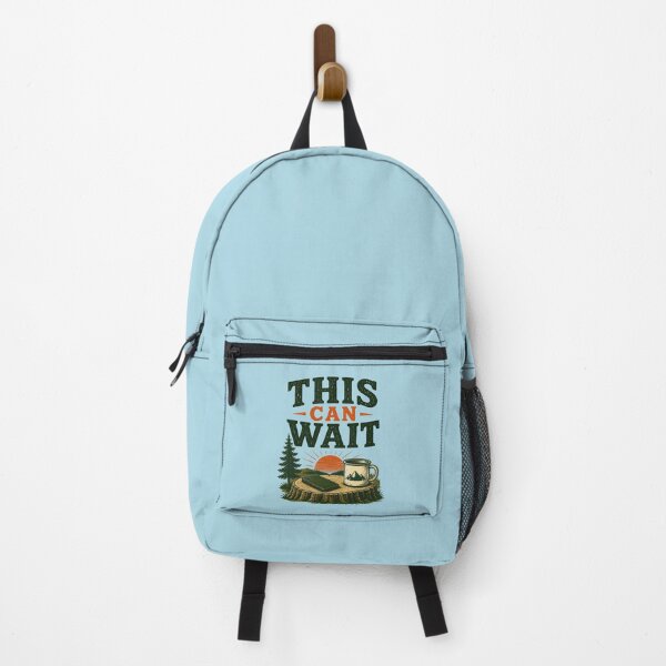 Item preview, This Can Wait Funny Camping Hiking Nature Lovers designed and sold by Colorful Designs.