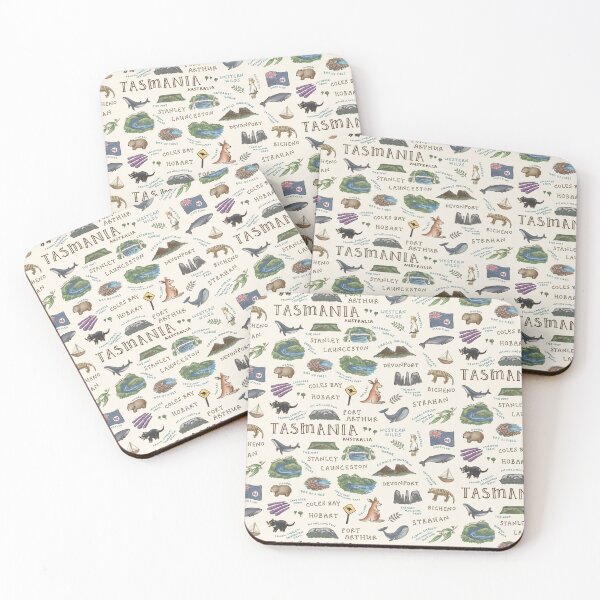 Item preview, Tasmania Landmarks designed and sold by Those Pencil Shavings.