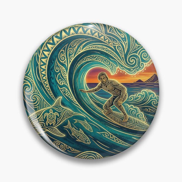 Item preview, Surf Session with a Dolphin designed and sold by Hawaii26.