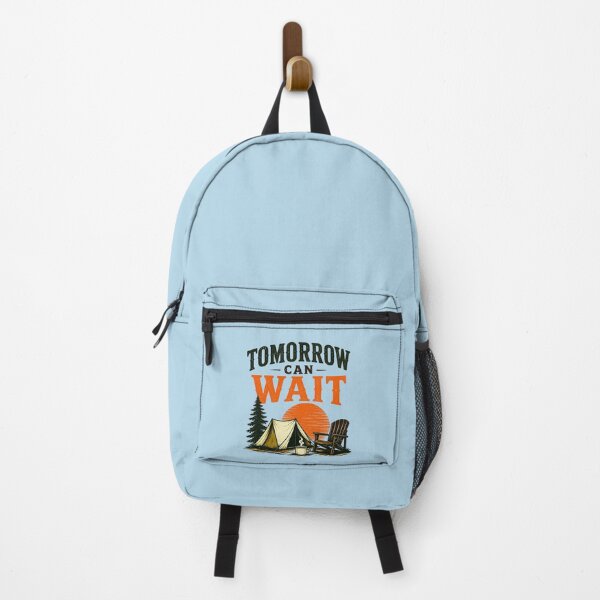 Item preview, Tomorrow Can Wait Outdoor Camping Campfire Sunset designed and sold by Colorful Designs.