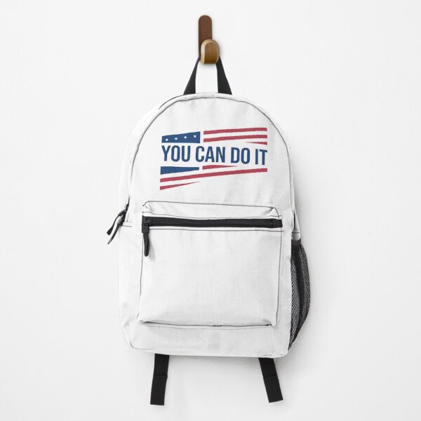Item preview, You Can Do It American Flag Patriotic Motivational Quote Graphic designed and sold by KiwiRider.