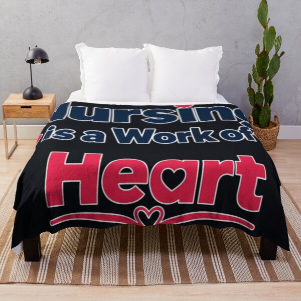Item preview, Nurse T-Shirt | Nursing Shirt | Inspirational Nurse Quote | Nursing is a Work of Heart designed and sold by DigiArt8Design.