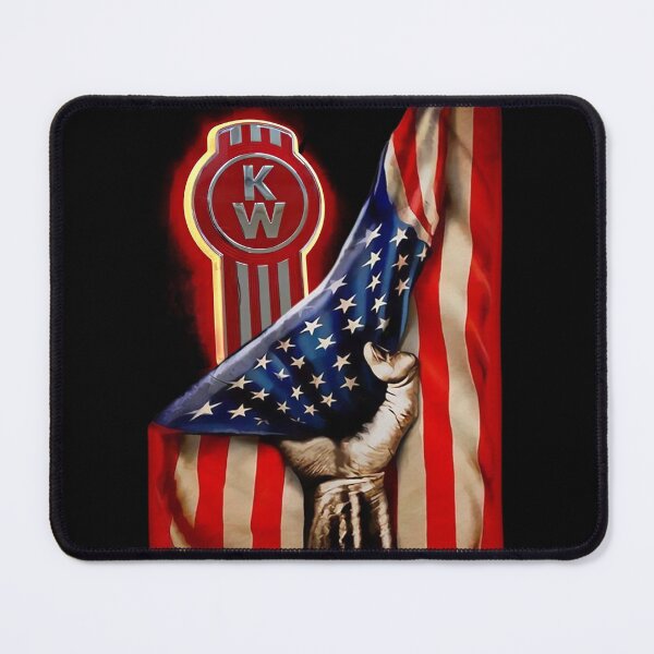 Item preview, American Flag Patriotic KW Truck Emblem designed and sold by AnibalProsacco.