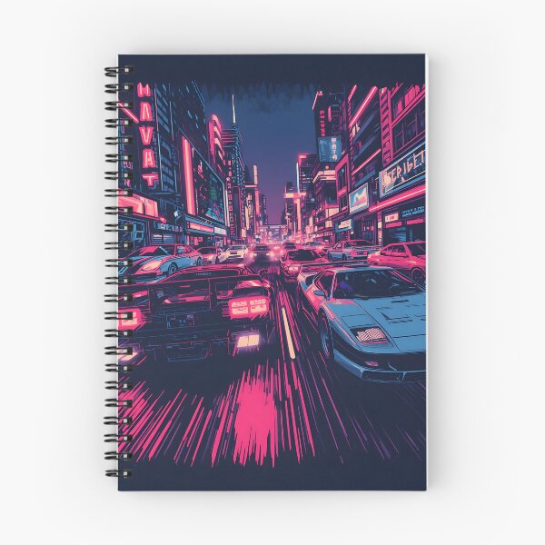 Item preview, Neon Arcade Racing Retro 90s Gaming Supercar designed and sold by ThePixelArchive.