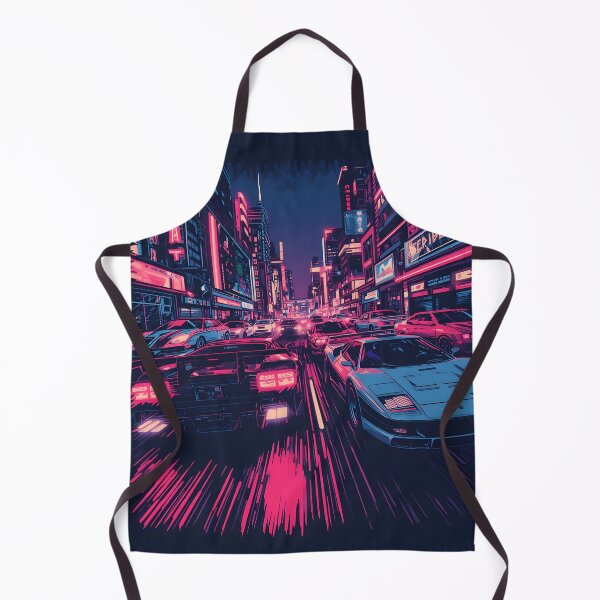 Item preview, Neon Arcade Racing Retro 90s Gaming Supercar designed and sold by ThePixelArchive.