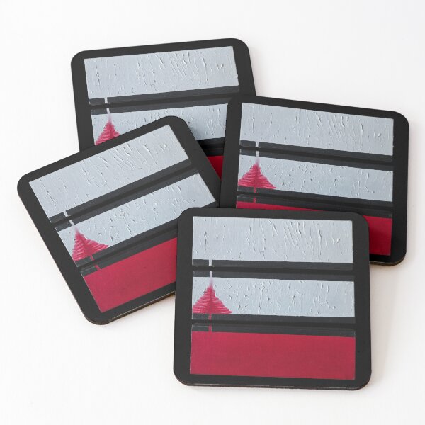 Item preview, Temptation Turns into Pattern Red Black and White Boundaries designed and sold by LaurenMyersArtist.