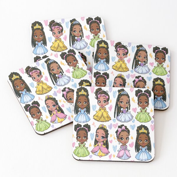 Item preview, Little Princesses Cute Kawaii Print Pattern designed and sold by RichardRags.
