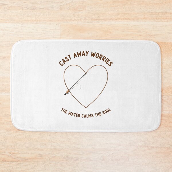 Item preview, Cast Away Worries Fishing T-Shirt: The Water Heals designed and sold by FestivityFinds.