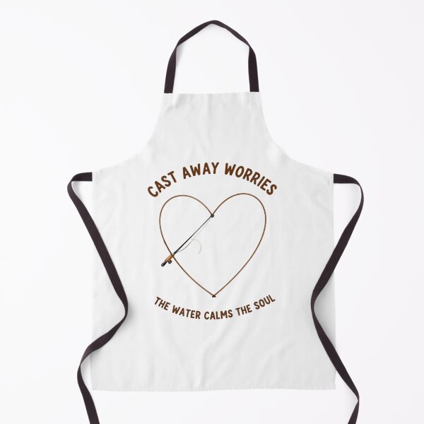 Item preview, Cast Away Worries Fishing T-Shirt: The Water Heals designed and sold by FestivityFinds.