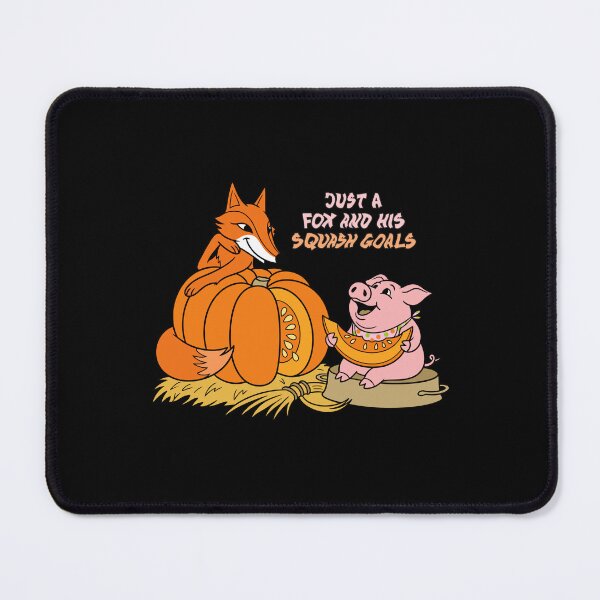 Item preview, Just a Fox and His Squash Goals - Funny Autumn Pun designed and sold by PhynerDesigns.