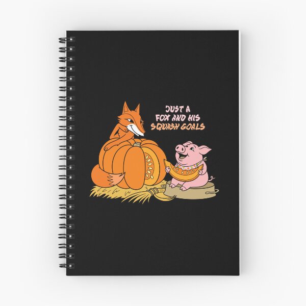 Item preview, Just a Fox and His Squash Goals - Funny Autumn Pun designed and sold by PhynerDesigns.