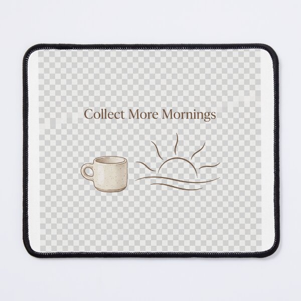 Item preview, Collect More Mornings Minimalist Coffee Sunrise Design designed and sold by ImagineDraws.