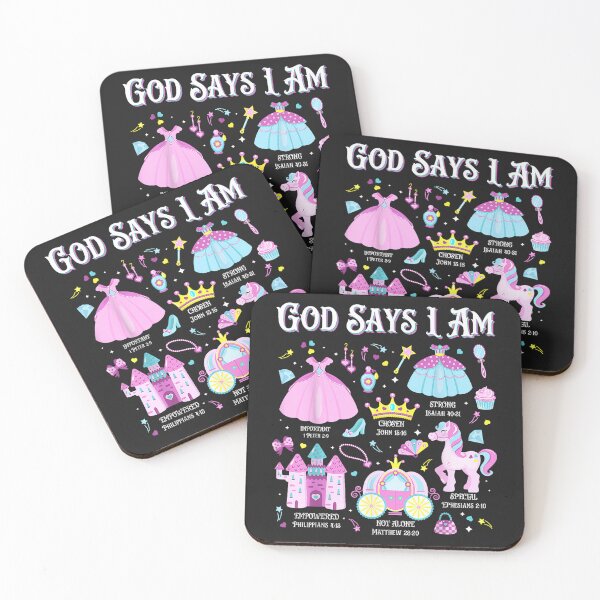 Item preview, God Says I Am Princess Christian Cute Bible Readers Girl designed and sold by CriseldaBruning.