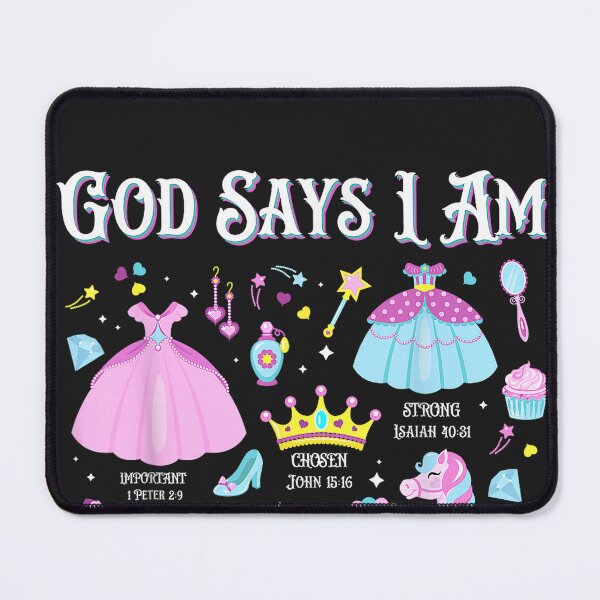 Item preview, God Says I Am Princess Christian Cute Bible Readers Girl designed and sold by CriseldaBruning.