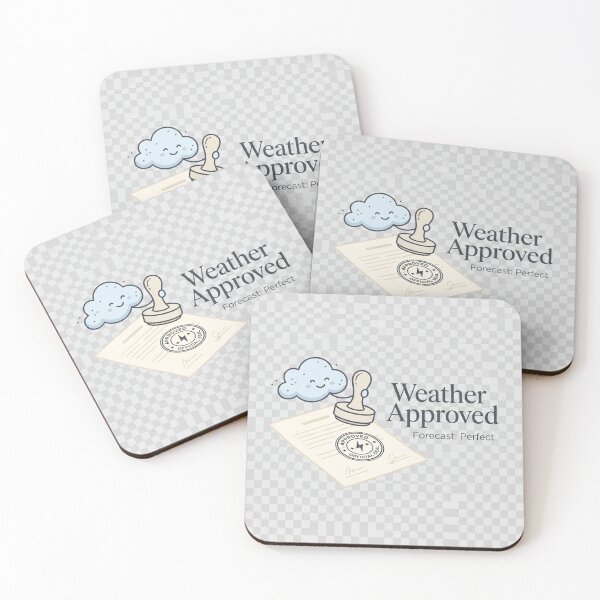 Item preview, Weather Approved Minimalist Cloud Design designed and sold by ImagineDraws.