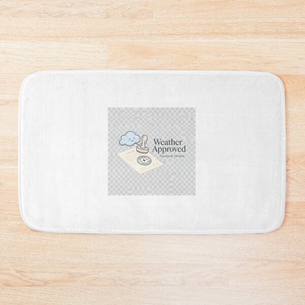 Item preview, Weather Approved Minimalist Cloud Design designed and sold by ImagineDraws.
