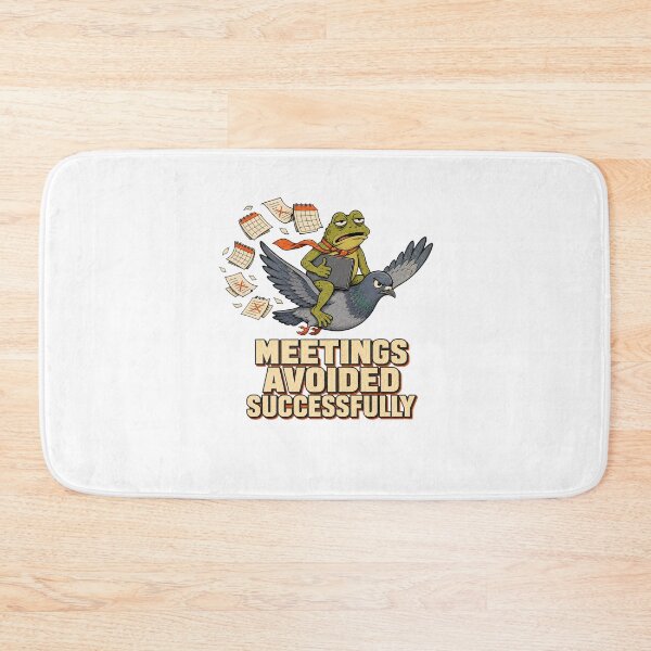 Item preview, Meetings Avoided Successfully Frog Pigeon designed and sold by Sandydesign.