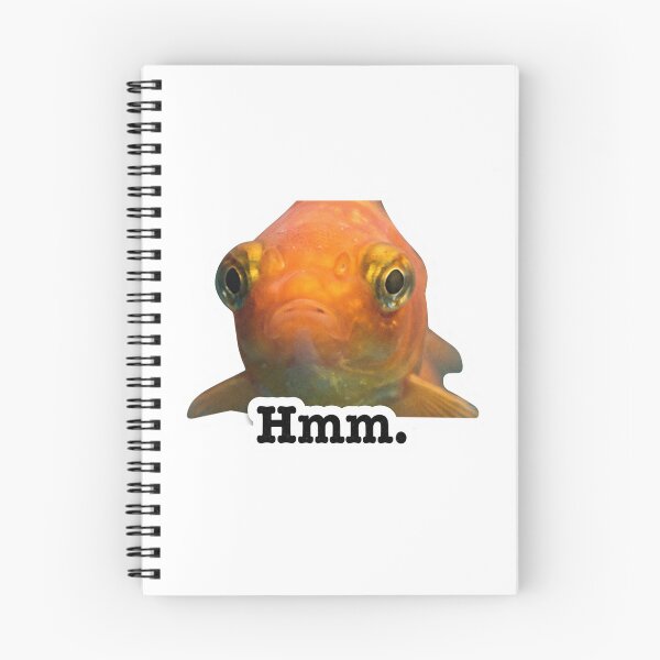 Item preview, Hmm Judgy Goldfish Meme Sarcastic designed and sold by redblink store.