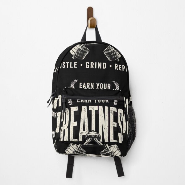 Item preview, Earn Your Greatness - Gym Motivational / Barbell Fitness Hustle Grind Repeat designed and sold by TeeMint5.