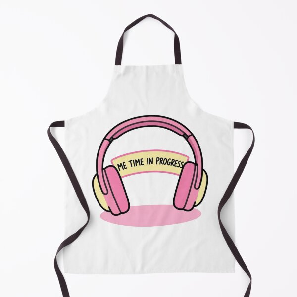 Item preview, Me Time in Progress - Stylish Pink Headphones T-Shirt designed and sold by FestivityFinds.
