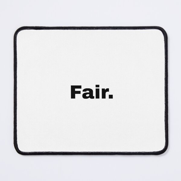 Item preview, Fair – Minimalist One Word Typography Design designed and sold by Inky Accessories.