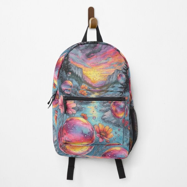 Item preview, Magic leaves and colorful soap bubbles by the stream designed and sold by Mianku | Für das Leben.
