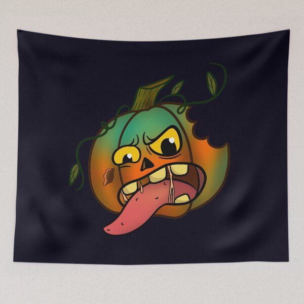 Item preview, Funny Zombie Halloween Pumpkin designed and sold by lucien marcel barrera.