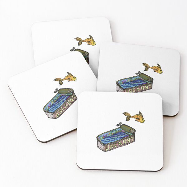 Item preview, Uncanny jumping fish, tin fish designed and sold by ArtByAbend.