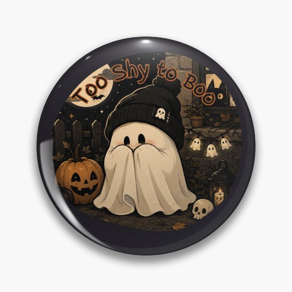 Item preview, Too Shy To Boo Funny Introvert Cute Ghost designed and sold by NESTORY-Studio.