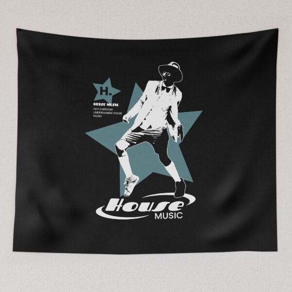 Item preview, HOUSE MUSIC - Soul Vibration (White) designed and sold by Discothreadz.