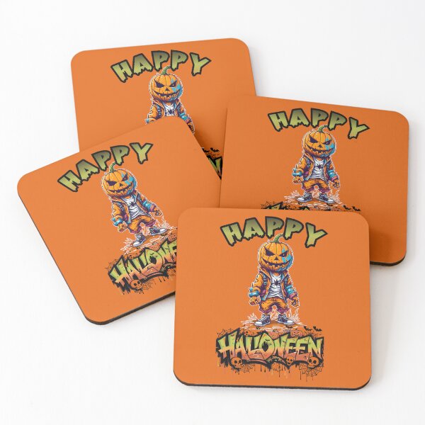 Item preview, Happy Halloween Cool Pumpkin Head Spooky Urban Graphic designed and sold by R&BApparel.