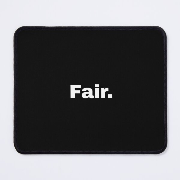 Item preview, Fair – Minimalist One Word Typography Design designed and sold by Inky Accessories.
