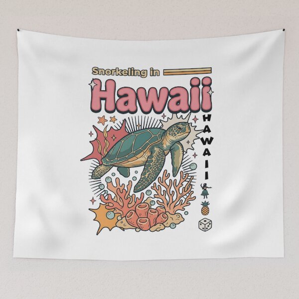 Item preview, Snorkeling in Hawaii Sea Turtle Design designed and sold by castillomiami.