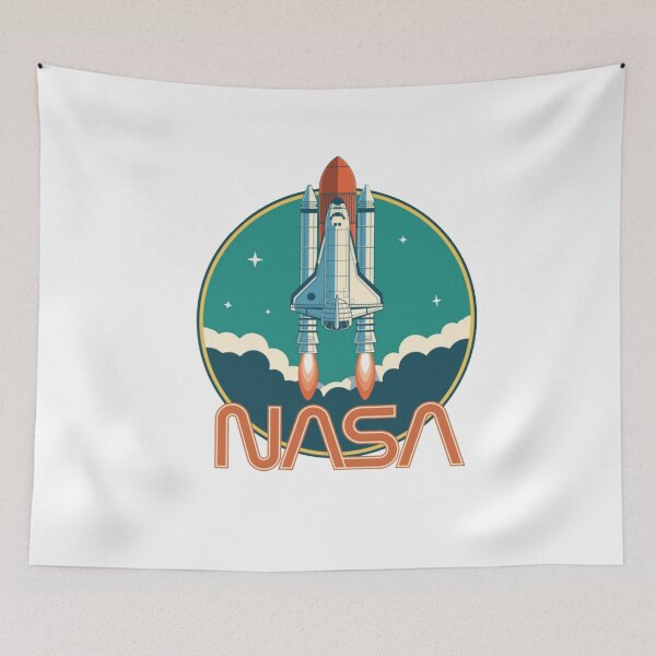 Item preview, NASA Retro Vintage Space Logo designed and sold by roseberrybetty.
