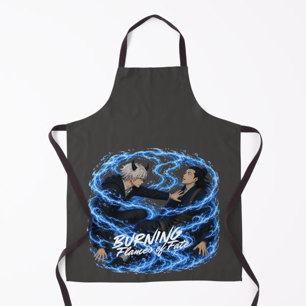 Item preview, Burning Flames of Fate (JJK Fancomic) - Dragon & Kenjaku designed and sold by NerdArtbyJuliet.