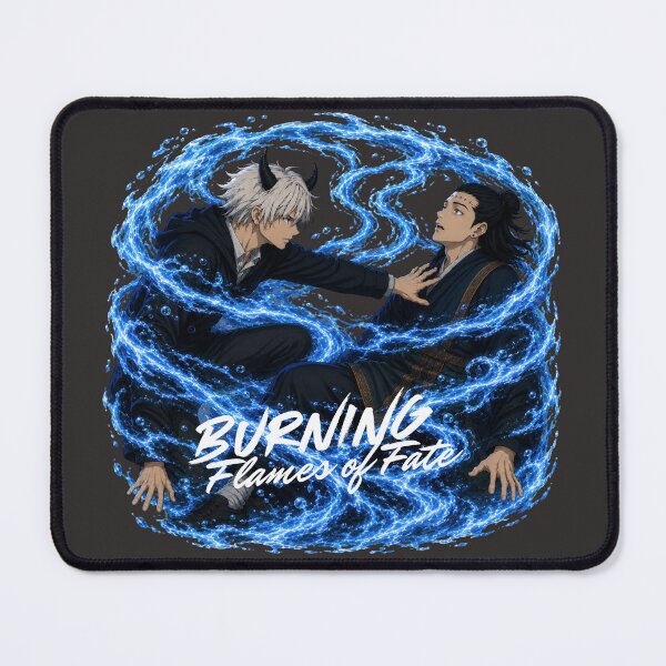 Item preview, Burning Flames of Fate (JJK Fancomic) - Dragon & Kenjaku designed and sold by NerdArtbyJuliet.