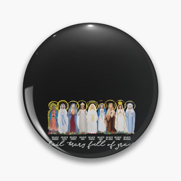 Item preview, Hail Mary Full of Grace, Marian Apparitions, Bible Verse designed and sold by CriseldaBruning.