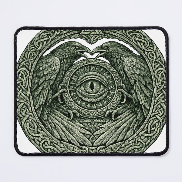 Item preview, Odin Huginn and Muninn Ravens Norse designed and sold by Vexorask.