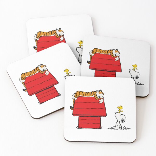 Item preview,  Snoopy and Woodstock vs Hobbes Funny Doghouse designed and sold by artizallart.