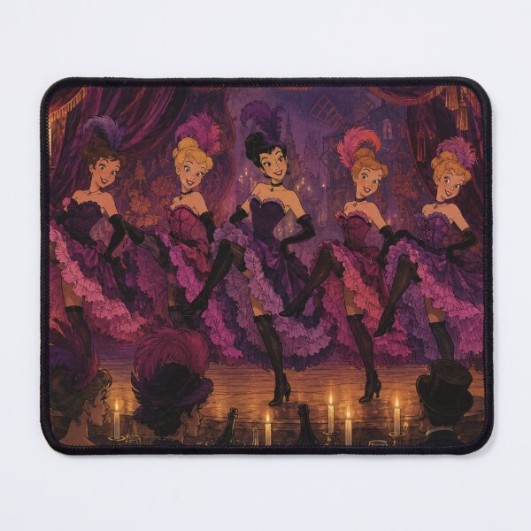 Item preview, French Vintage Cabaret Can-Can Dancers designed and sold by CaseyMichelleArt.