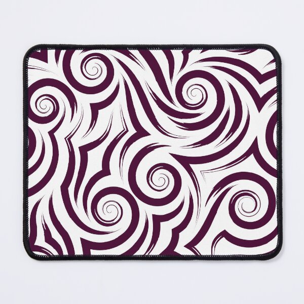 Item preview, Rose Wine Deep Plum Swirl Pattern designed and sold by Jyoti Digital Artist.
