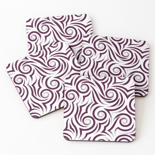 Item preview, ​Rose Wine Deep Plum Swirl Pattern designed and sold by ​Jyoti Digital Artist.