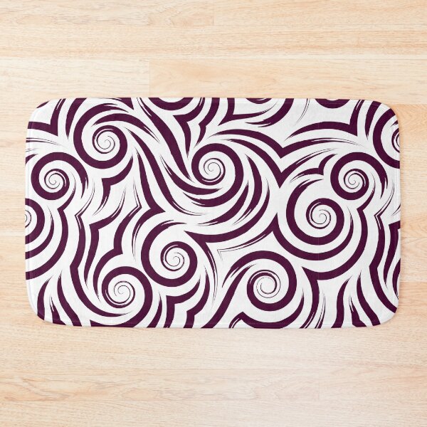 Item preview, ​Rose Wine Deep Plum Swirl Pattern designed and sold by ​Jyoti Digital Artist.