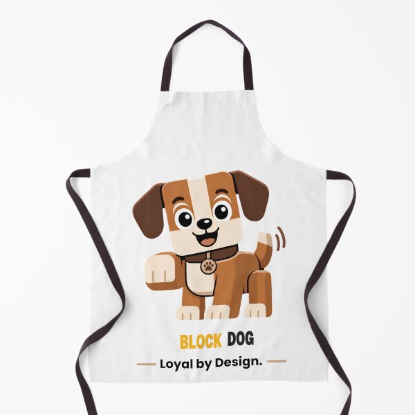 Item preview, Block Dog – Cute Geometric Dog designed and sold by DailyTrendFinds.