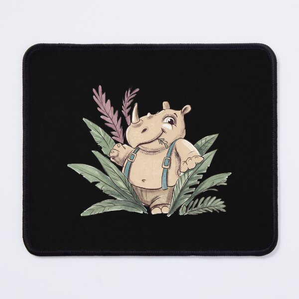 Item preview, Cute Rhino in Suspenders designed and sold by PhynerDesigns.