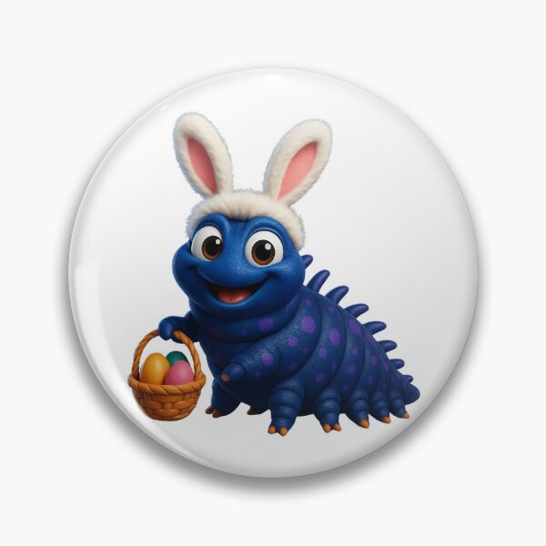 Item preview, Easter Velvet Worm designed and sold by Sillytoe.